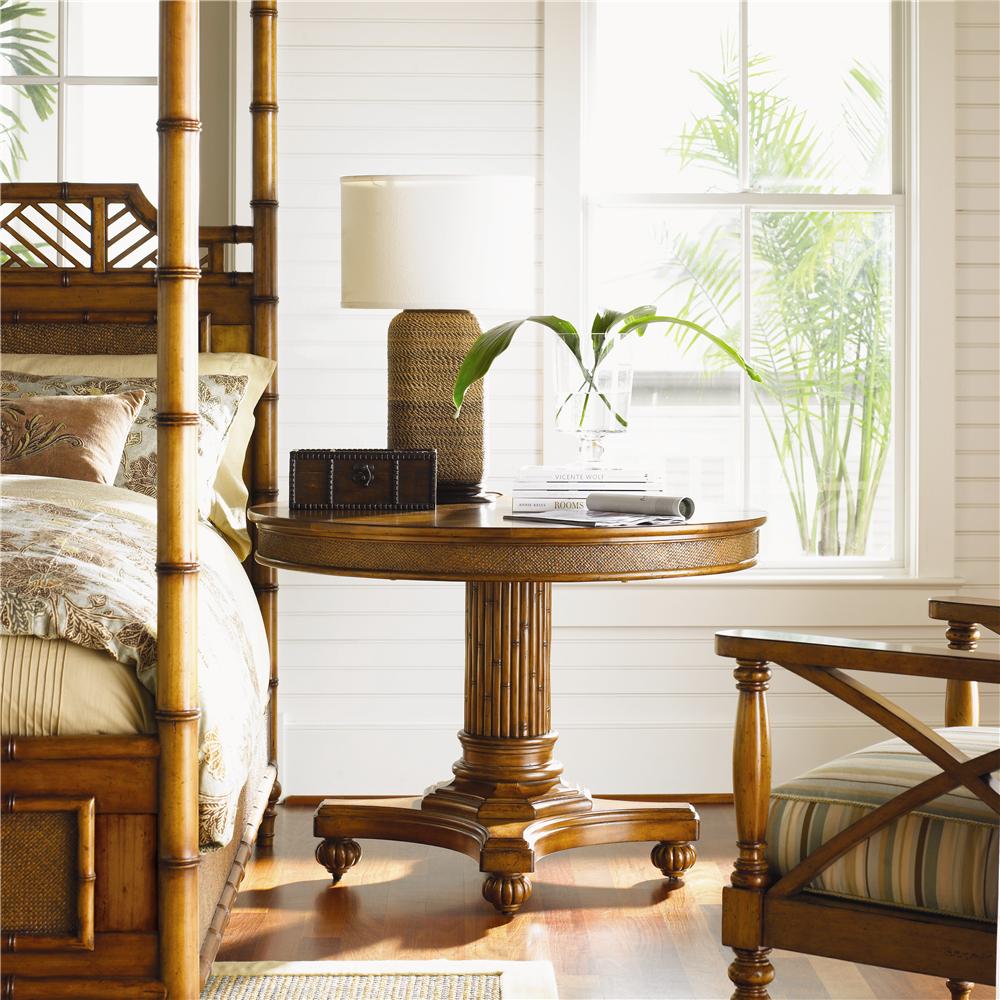 Tommy Bahama Home Island Estate 230495651 Round Cayman Kitchen Table ...